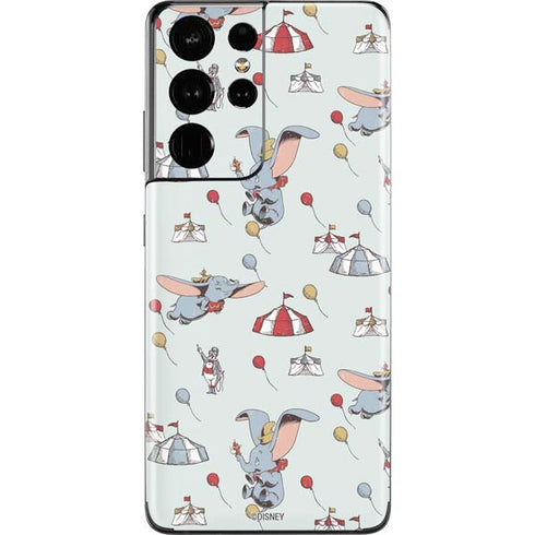Disney Dumbo Vintage Pattern Galaxy S21 Ultra 5G Skin